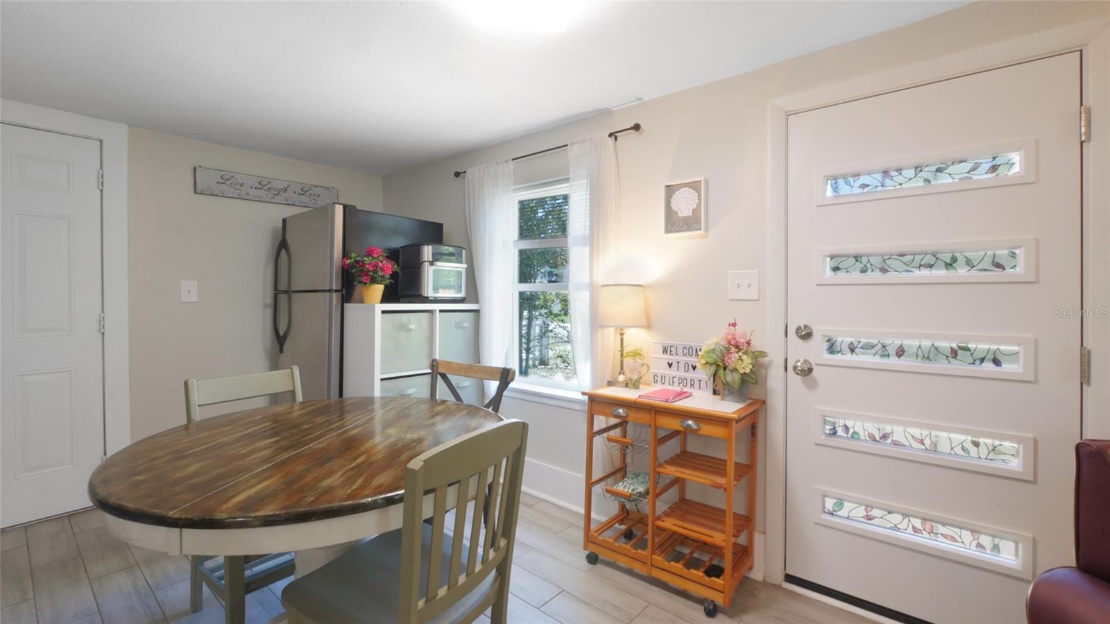 Dining nook in kitchen