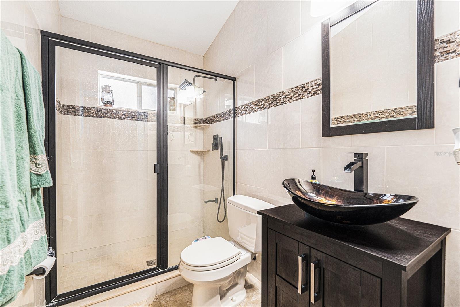 Updated guest bathroom - shower stall