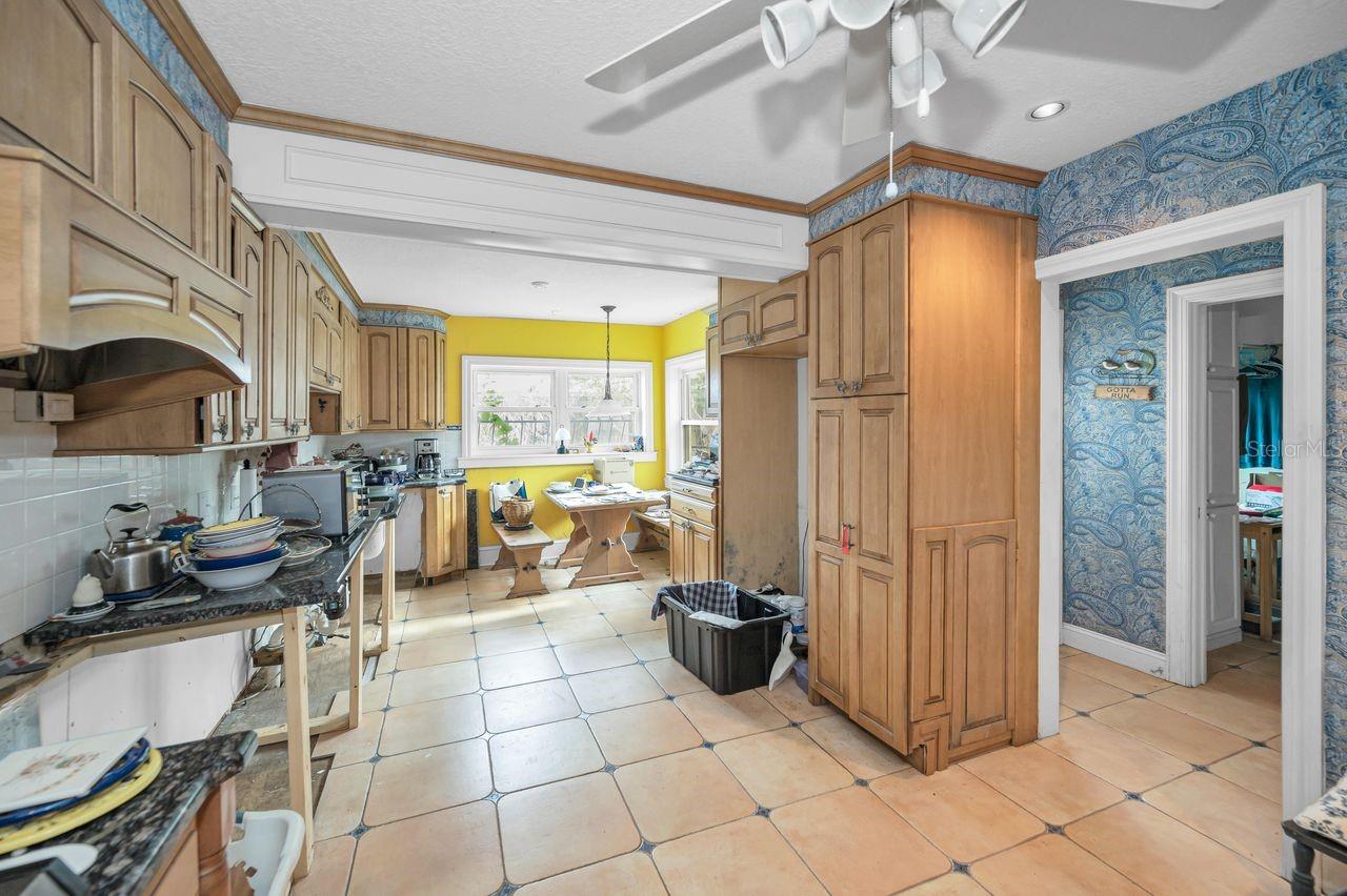 Kitchen is so spacious and offers great views and plenty of natural light.
