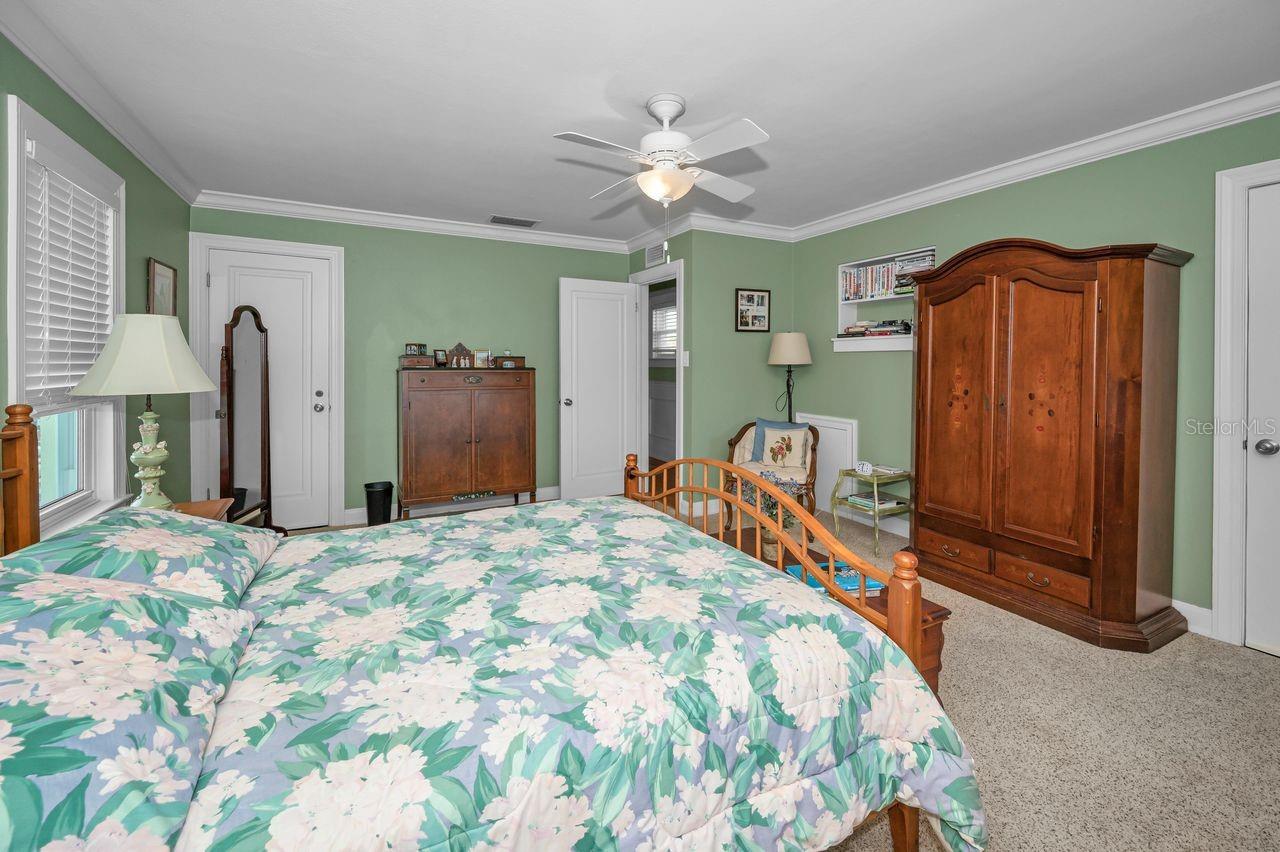 Plenty of room in the second floor bedroom.