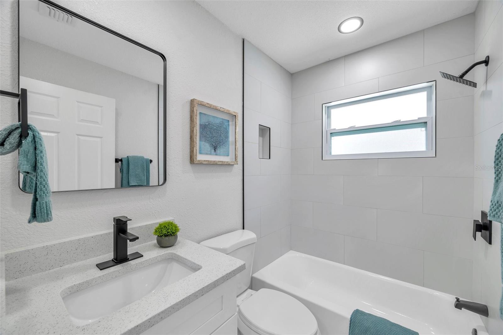 fully remodeled bathroom