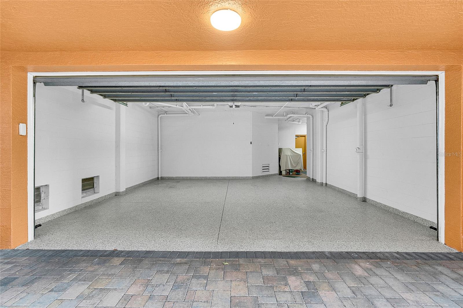 large 2 car garage
