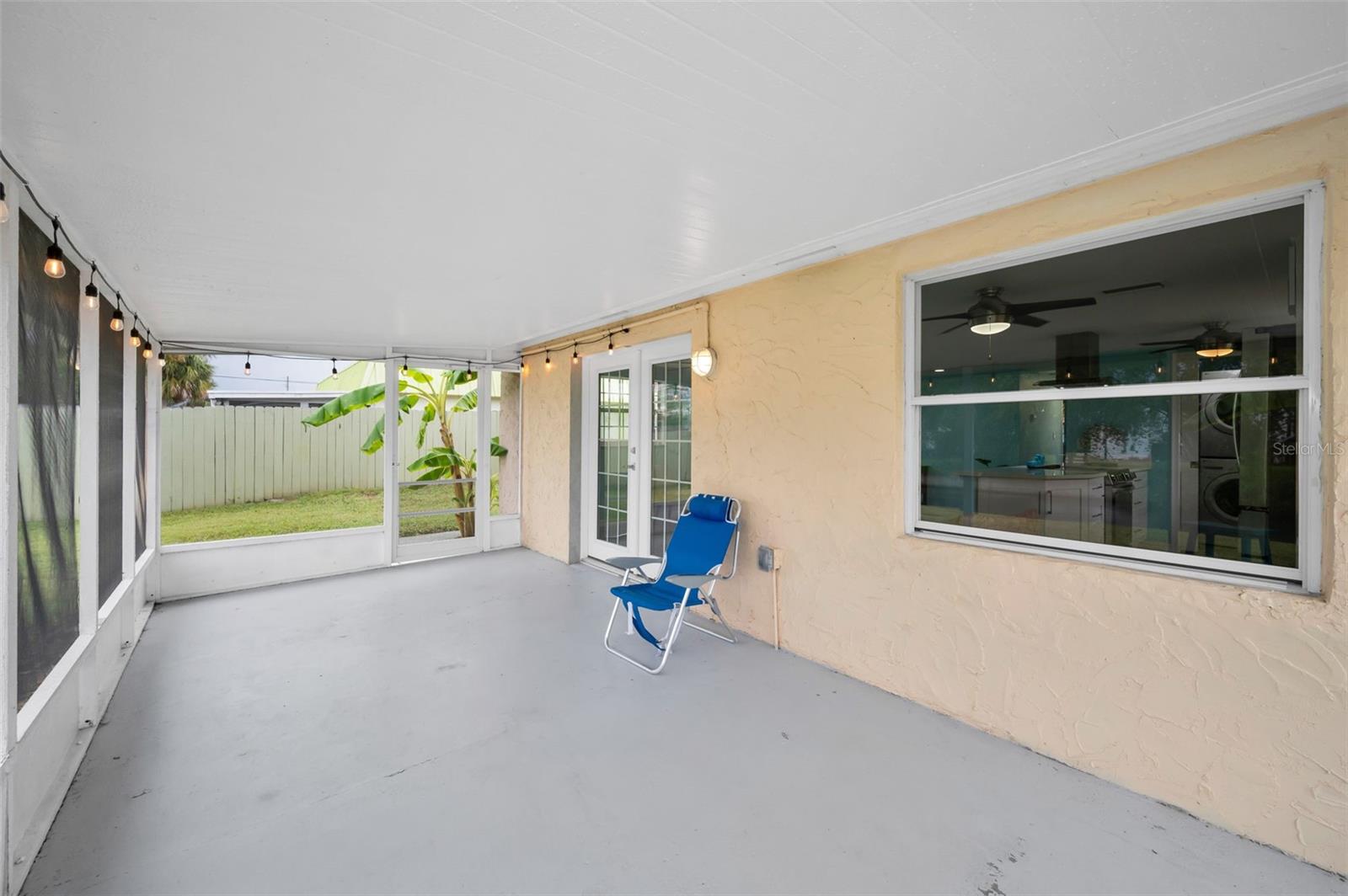 REAR SCREENED PORCH