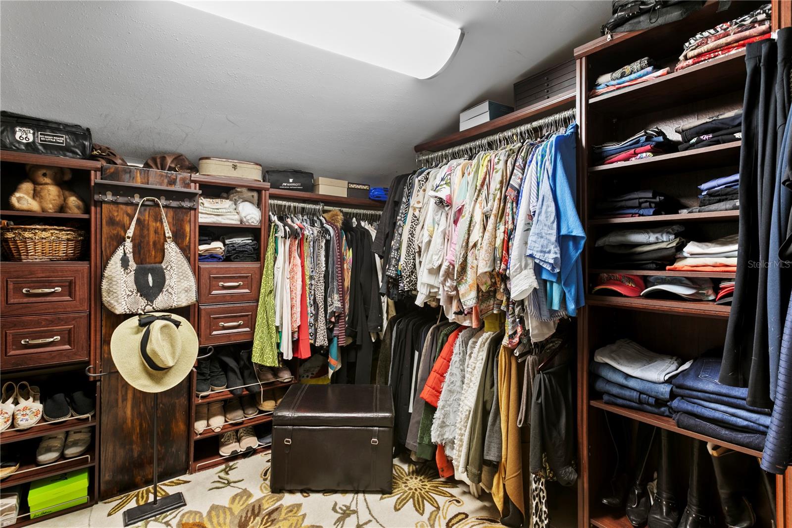 Primary - Custom walk-in closet