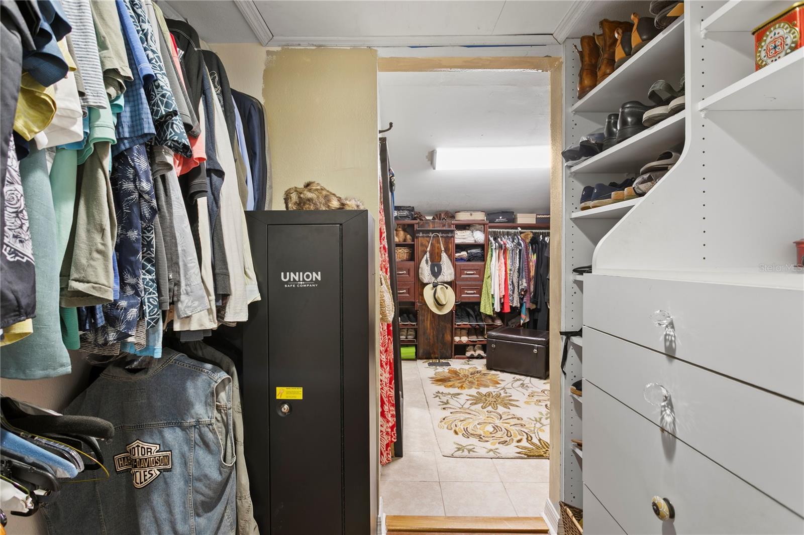 Primary - Custom walk-in closet