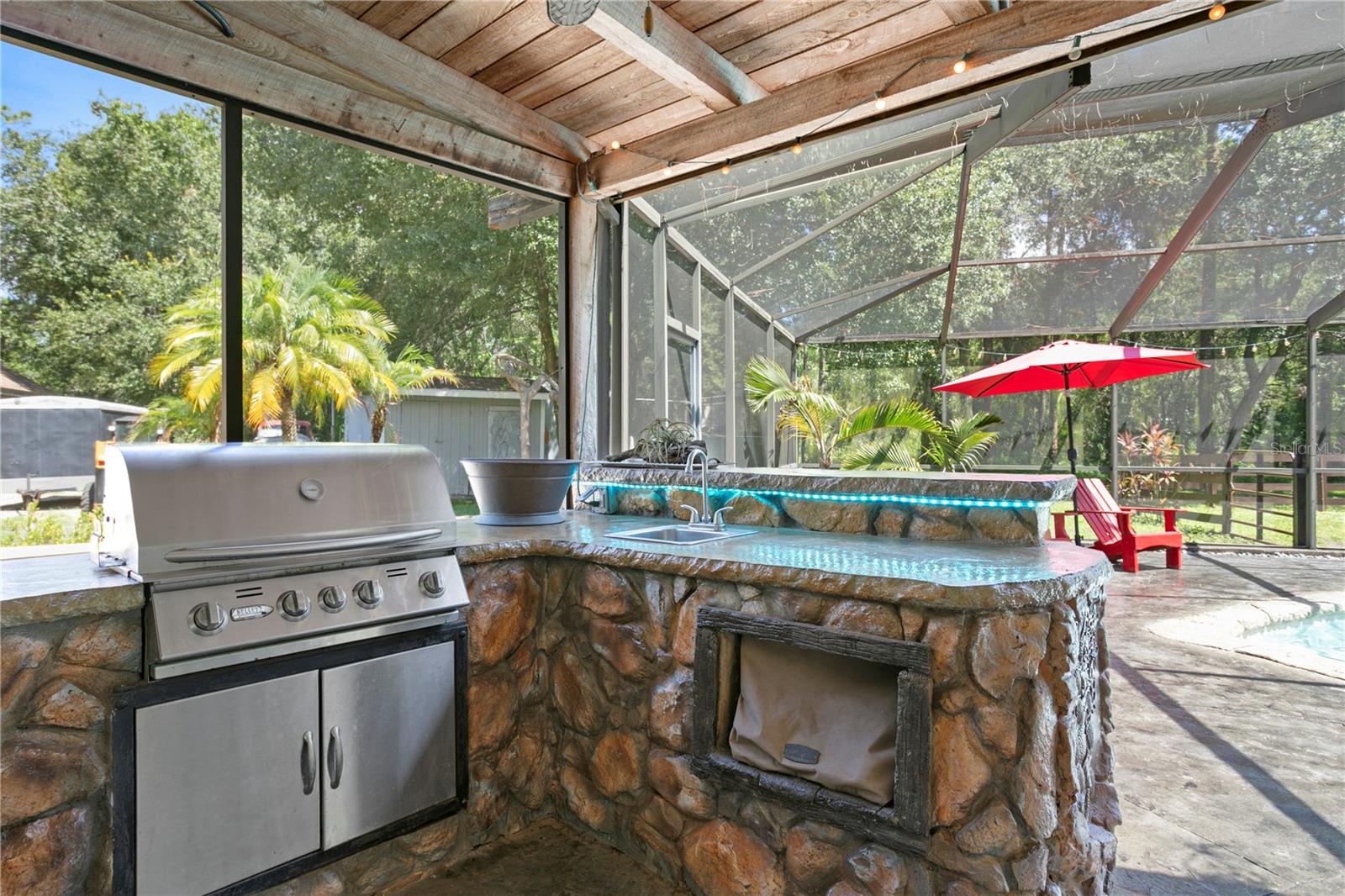 Outdoor Kitchen area