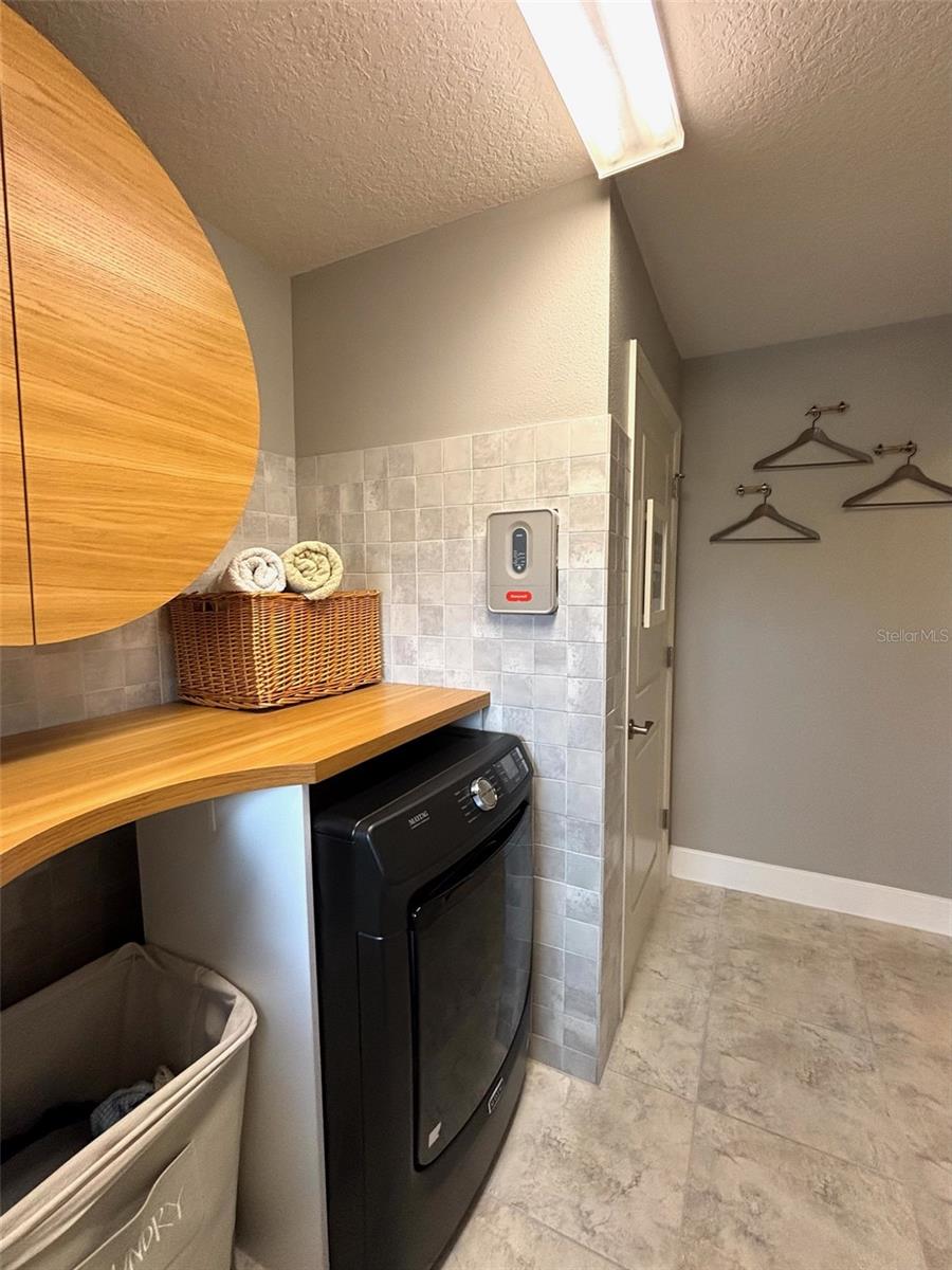 Upstairs laundry room