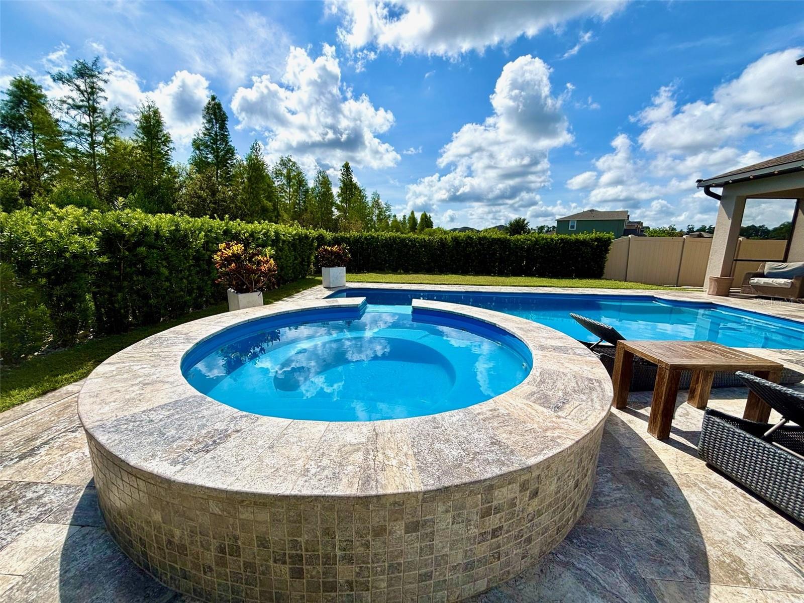 Heated spa