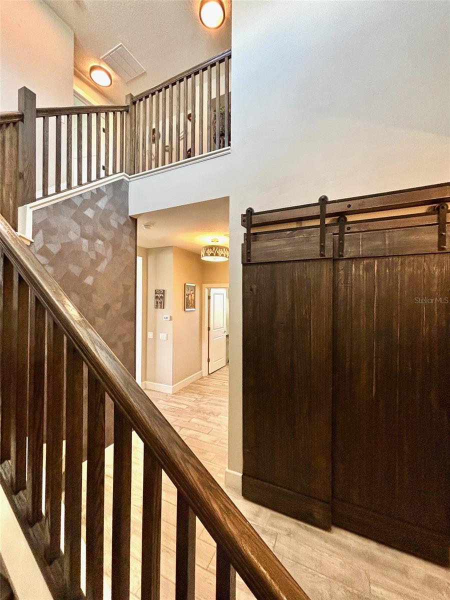 Front entry w/storage closet with shelves and organizer