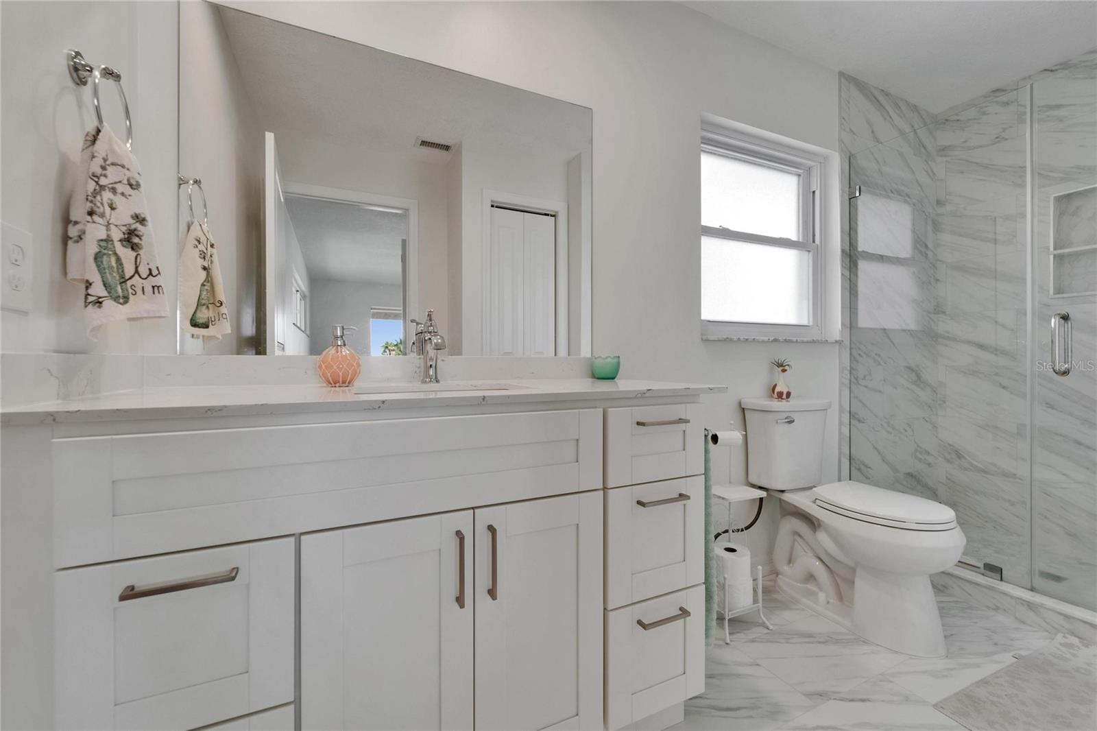 New Master Vanity with granite and Undermount sink