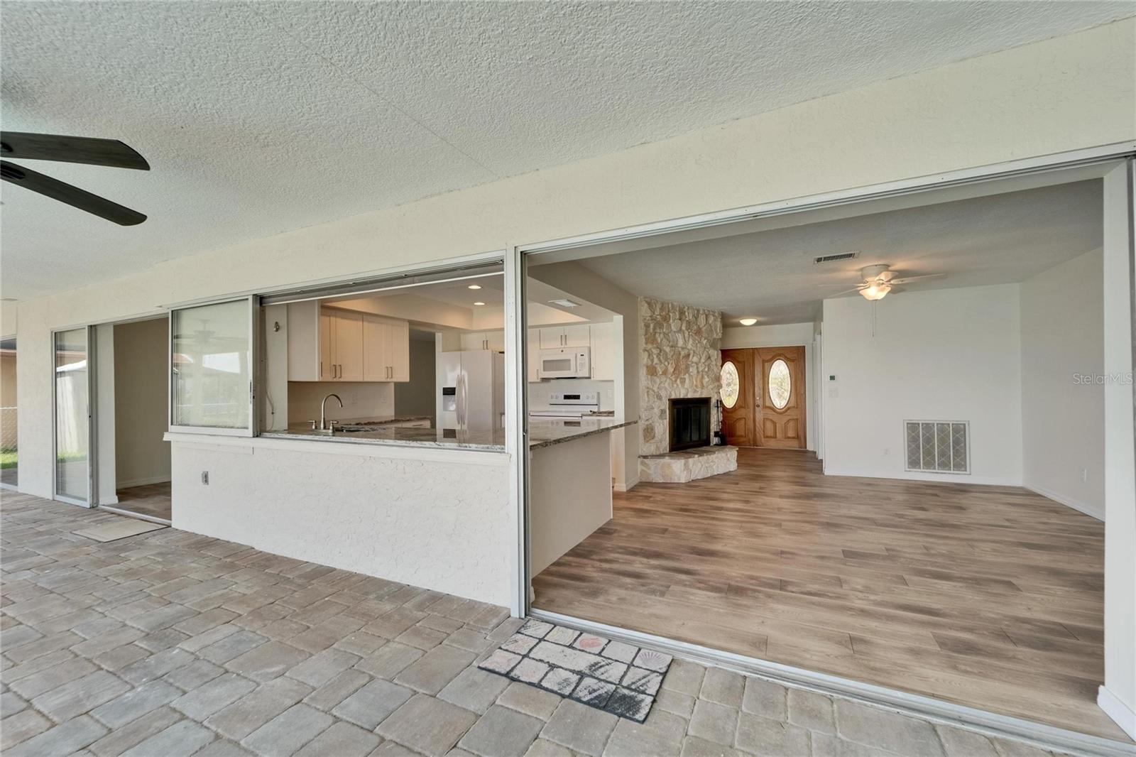 Lanai looking into family room!