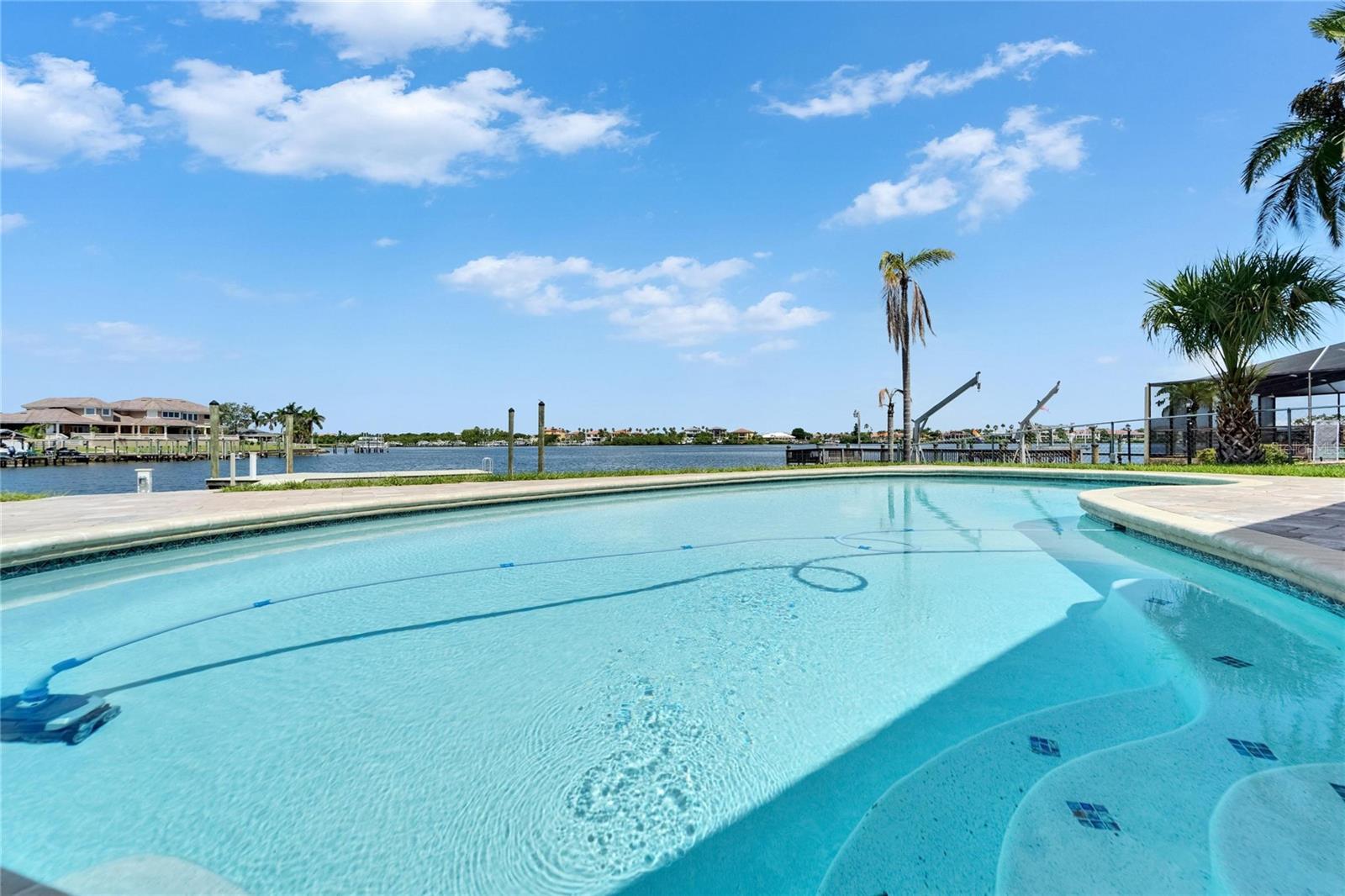 Pool re-marcite 5 yrs agolooks GREAT!
