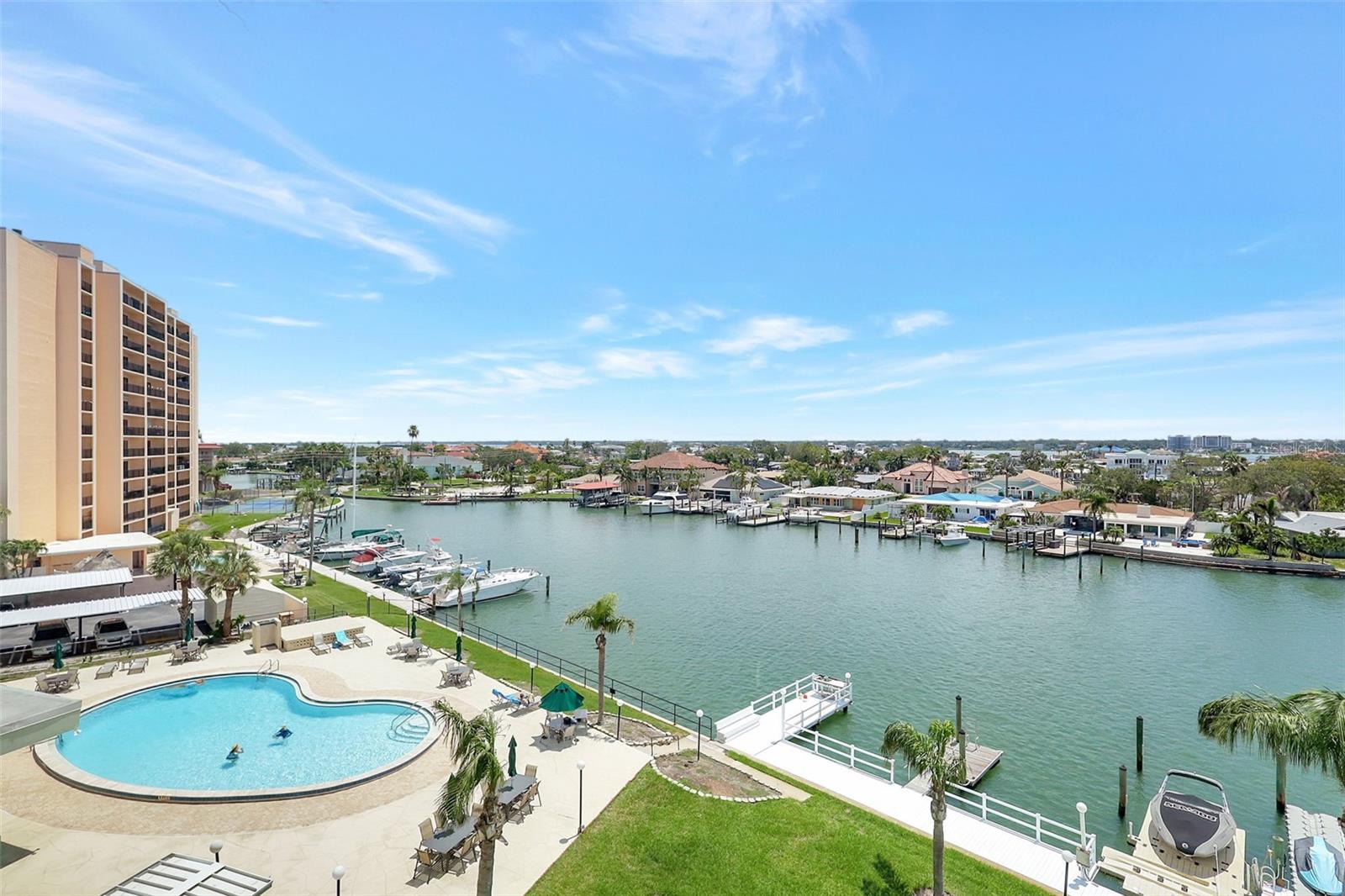 Take a dip in the pool, or fish off the pier.