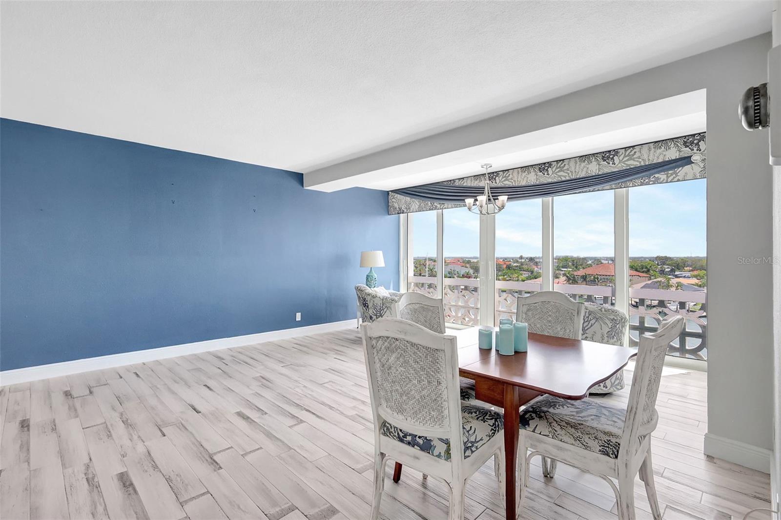 The open concept allows yoi to put your dining area where ever you want.