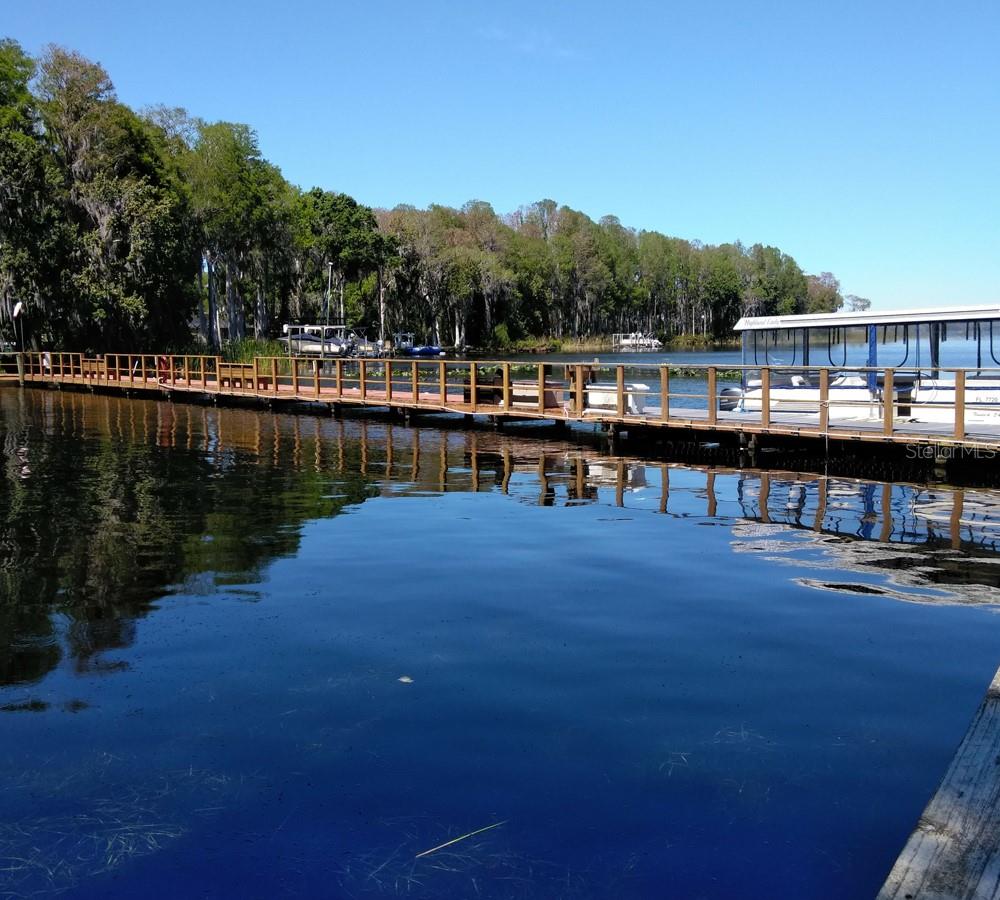 pontoon touring boats on Lake Tarpon
