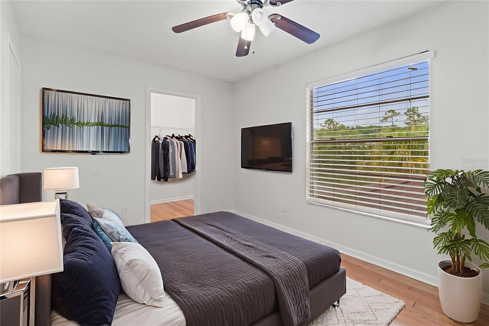 Virtually Staged Bedroom