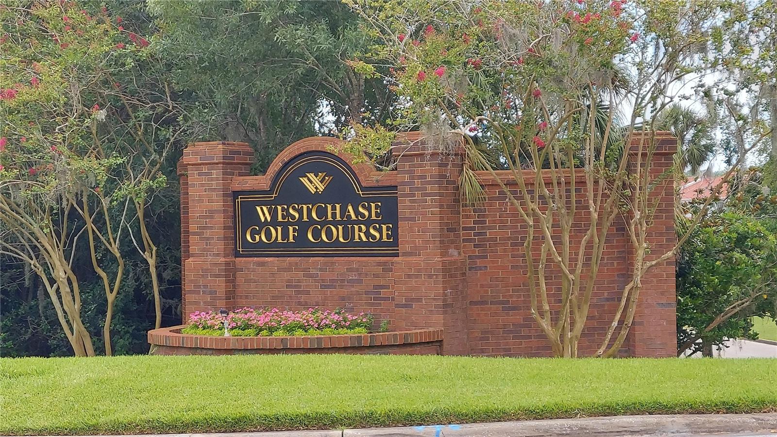 Westchase golf course 5 mins away