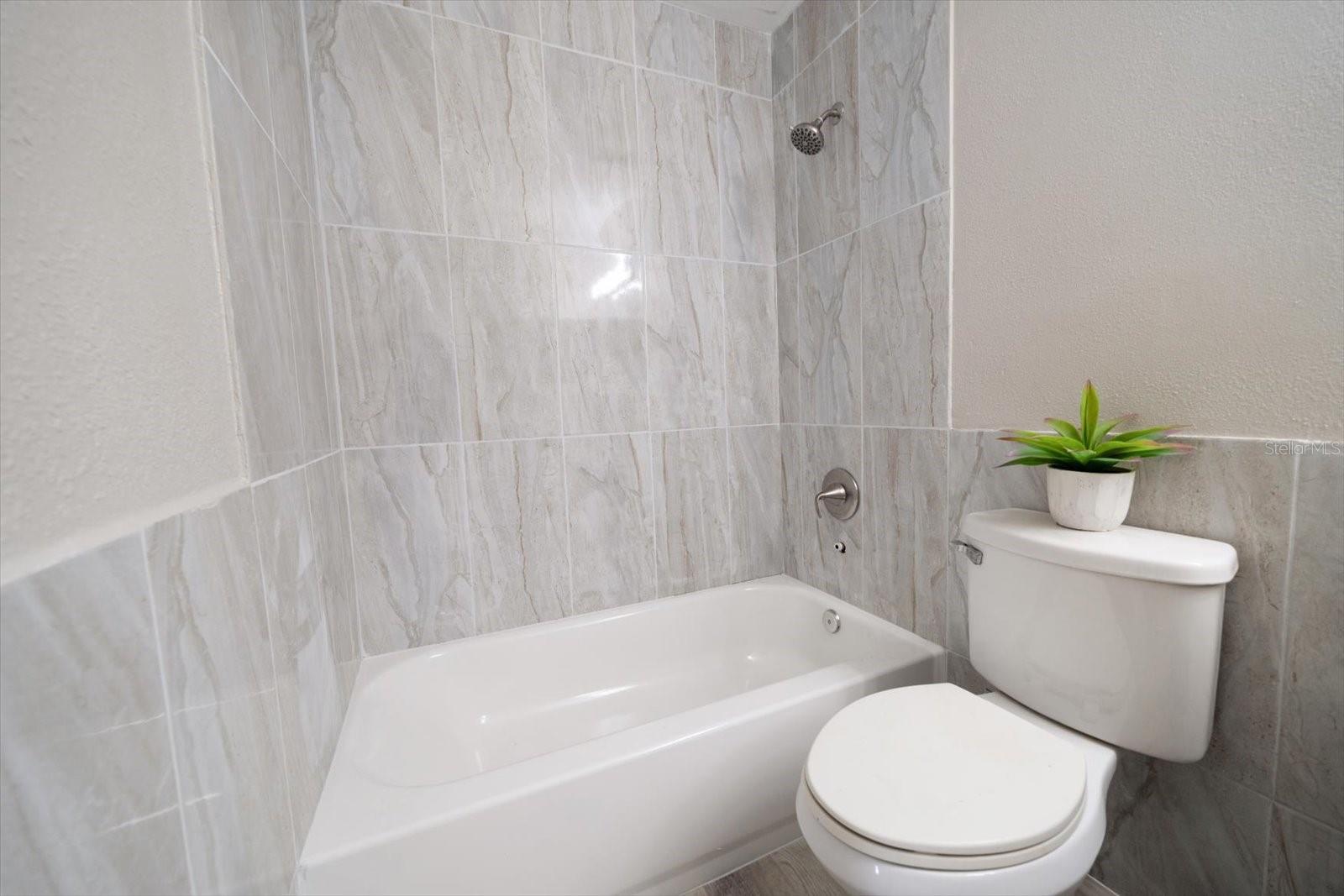 Completely updated bathroom