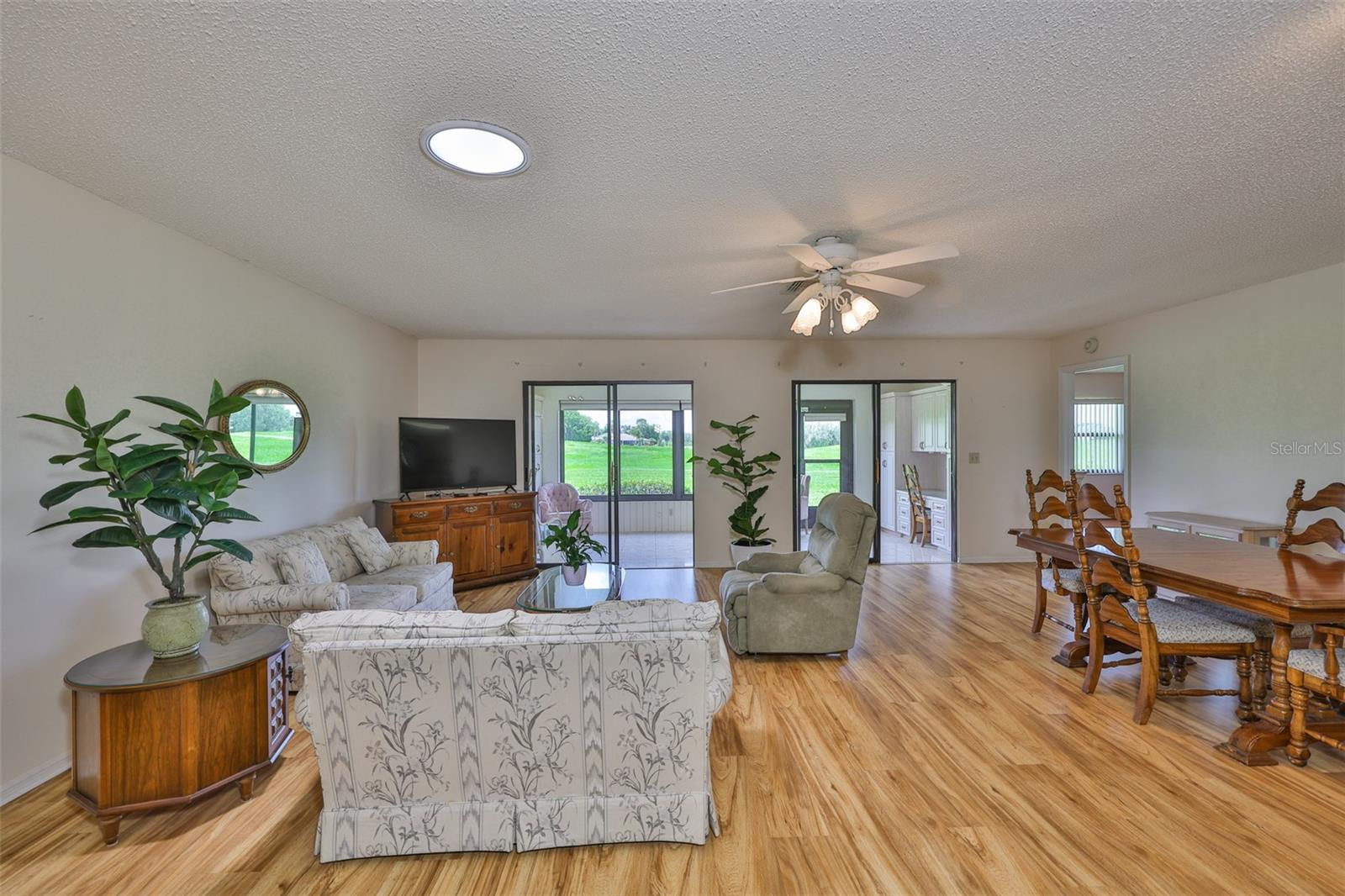 Clean, bright and spacious defines this home.  No carpet here!
