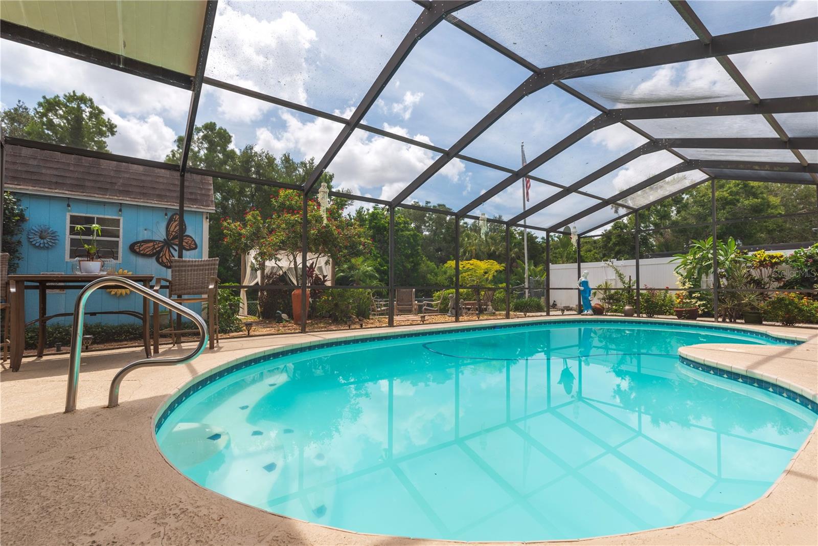 Screened pool lanai.
