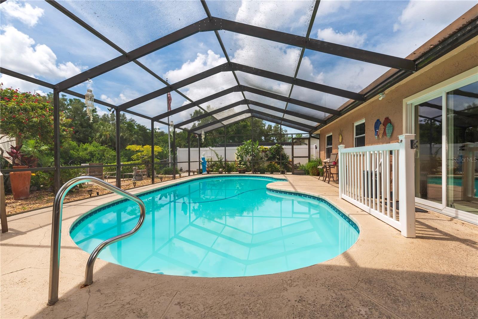 Screened pool lanai.