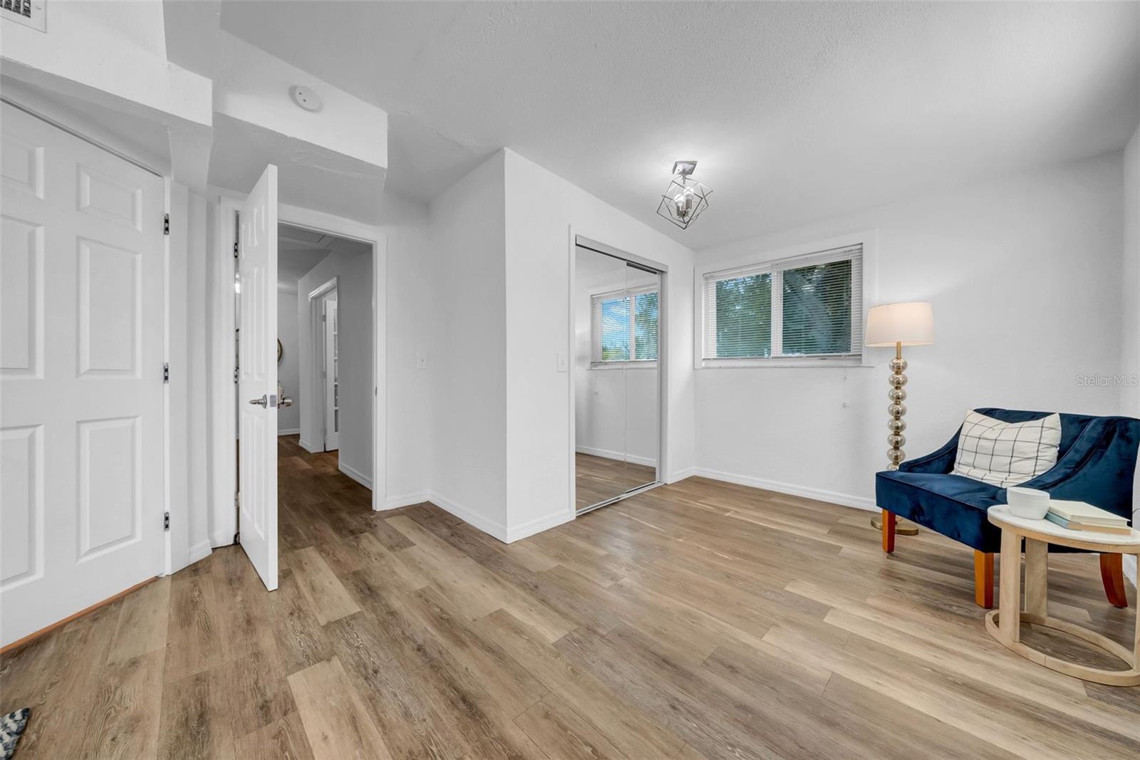 Primary bedroom seating area