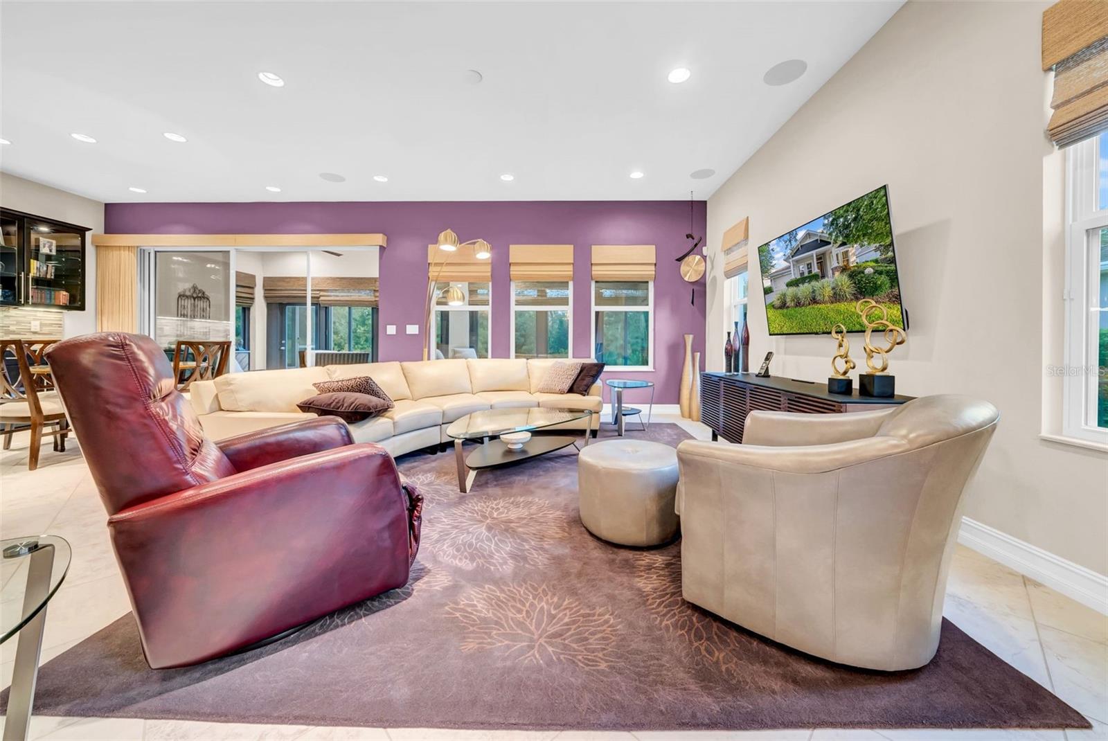 Oversized family room