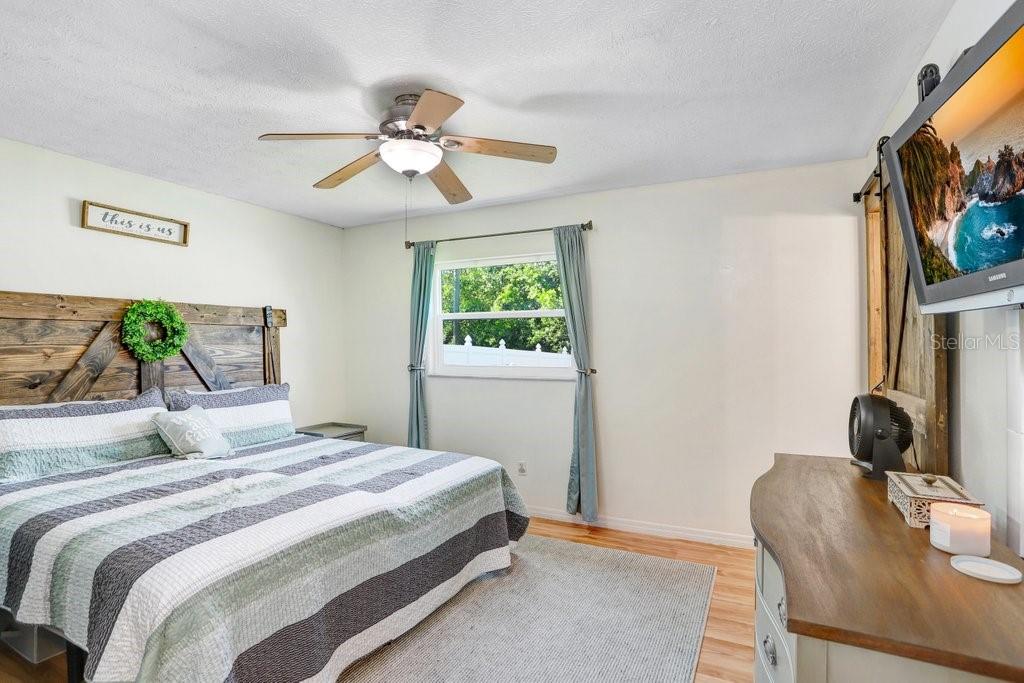 Primary Bedroom with Remodeled Ensuite Bathroom