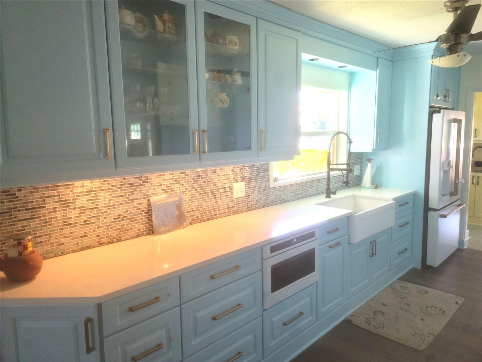 Kitchen with all custom cabinetry
