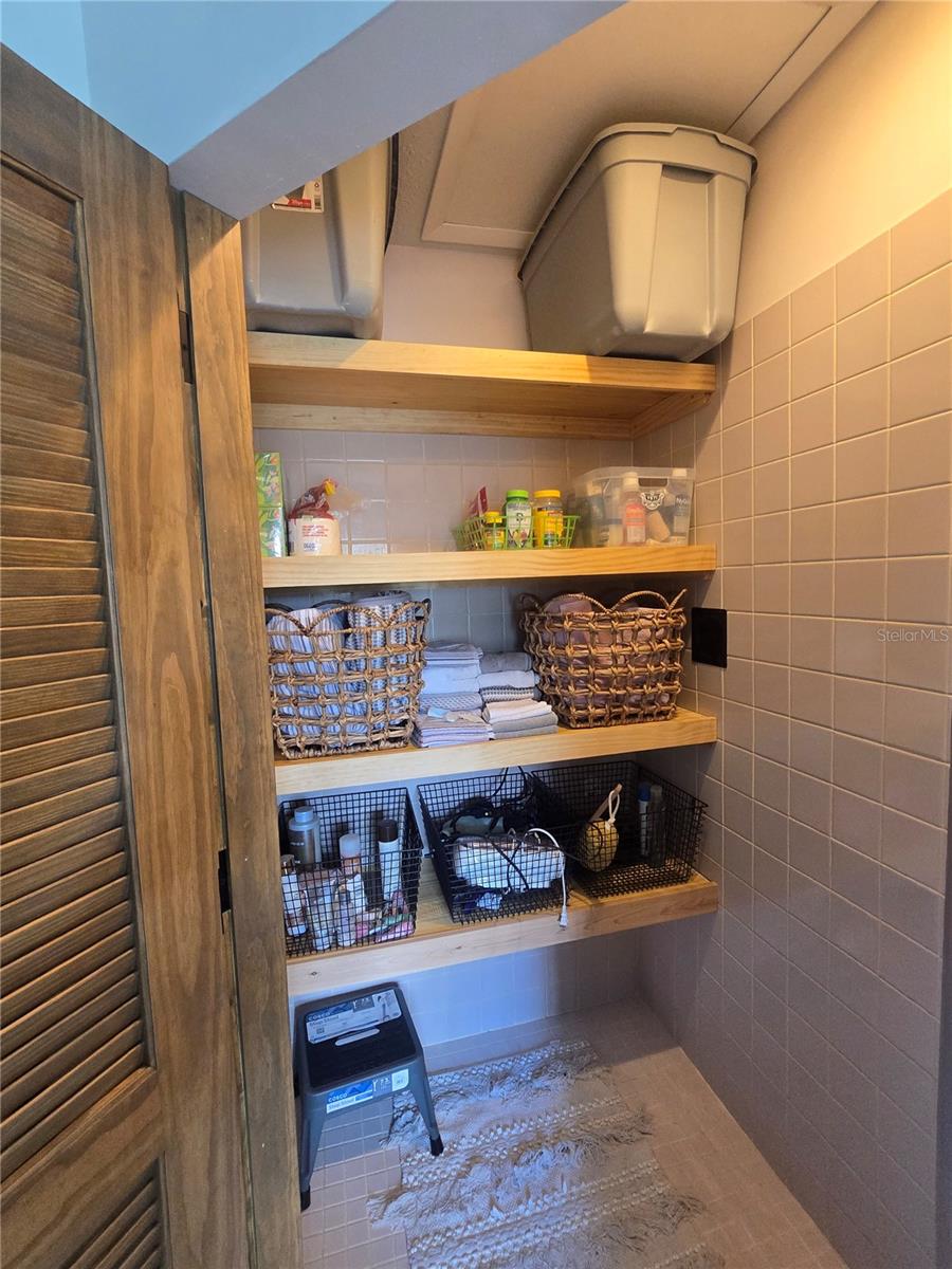 Master bath closet