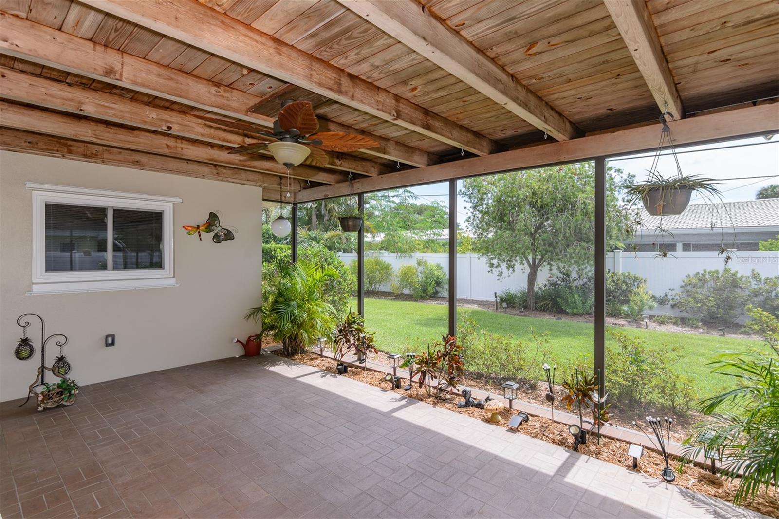 screened in lanai