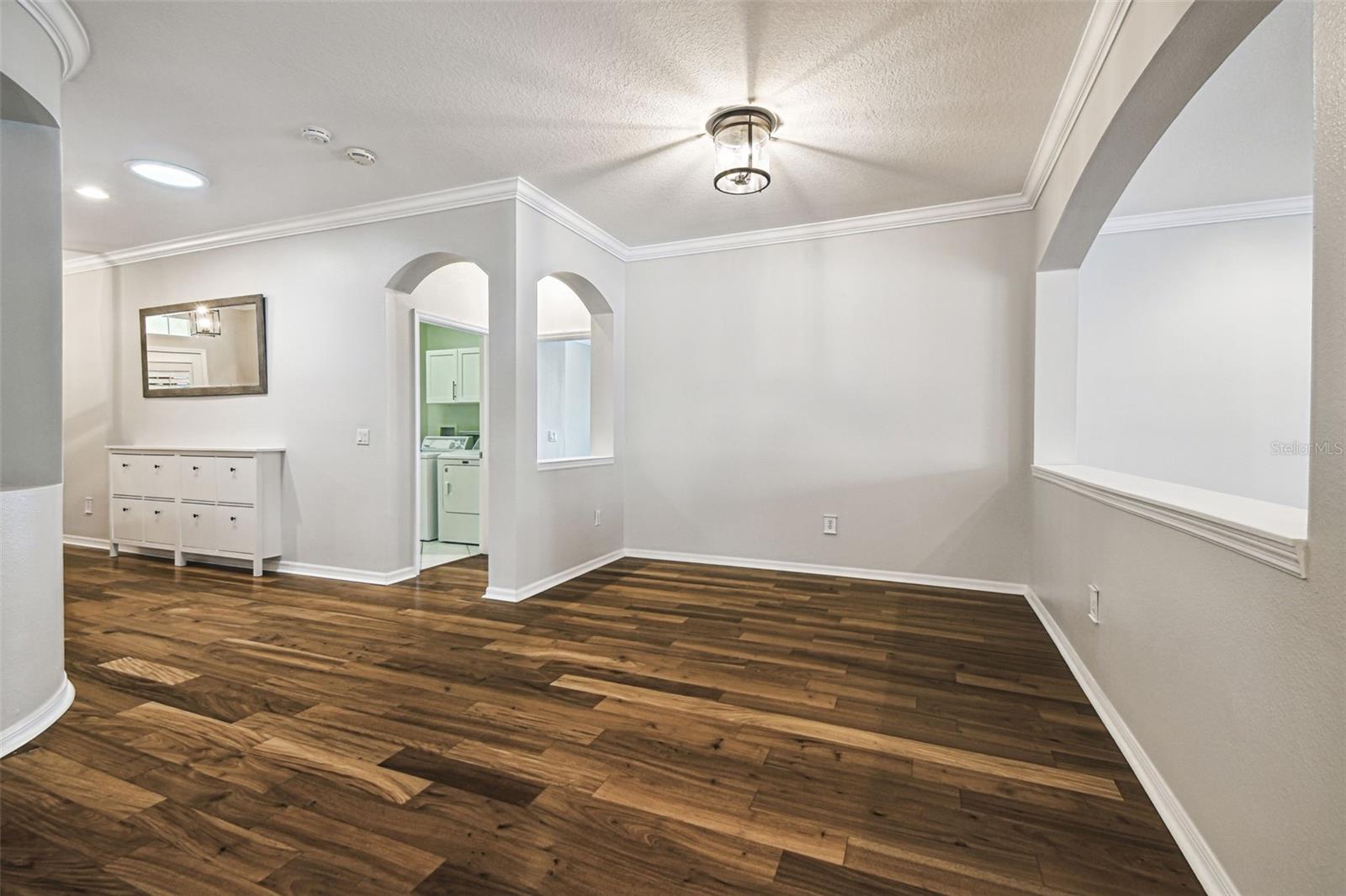 Formal Living/Dining looking into 4th bdrm and laundry