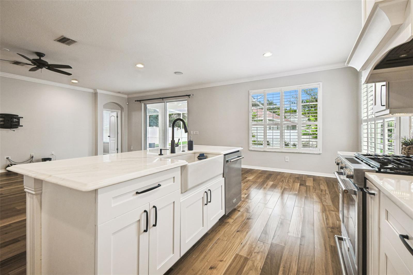 Marble Countertops-True Craftsman Kitchen