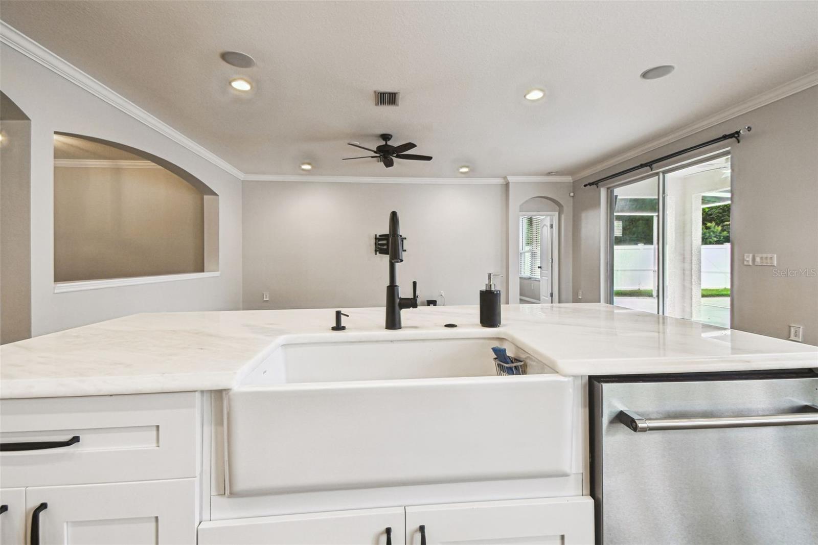 Farm house sink! This home screams Craftsman!
