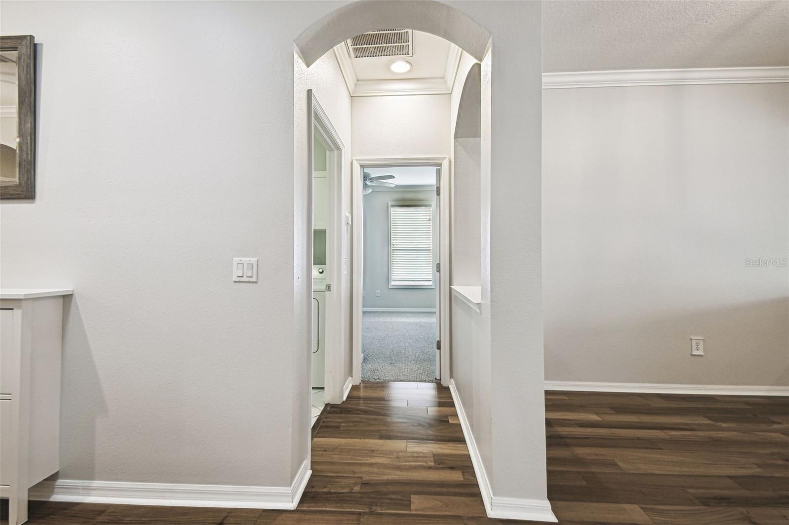 Short hallway to bedroom 4