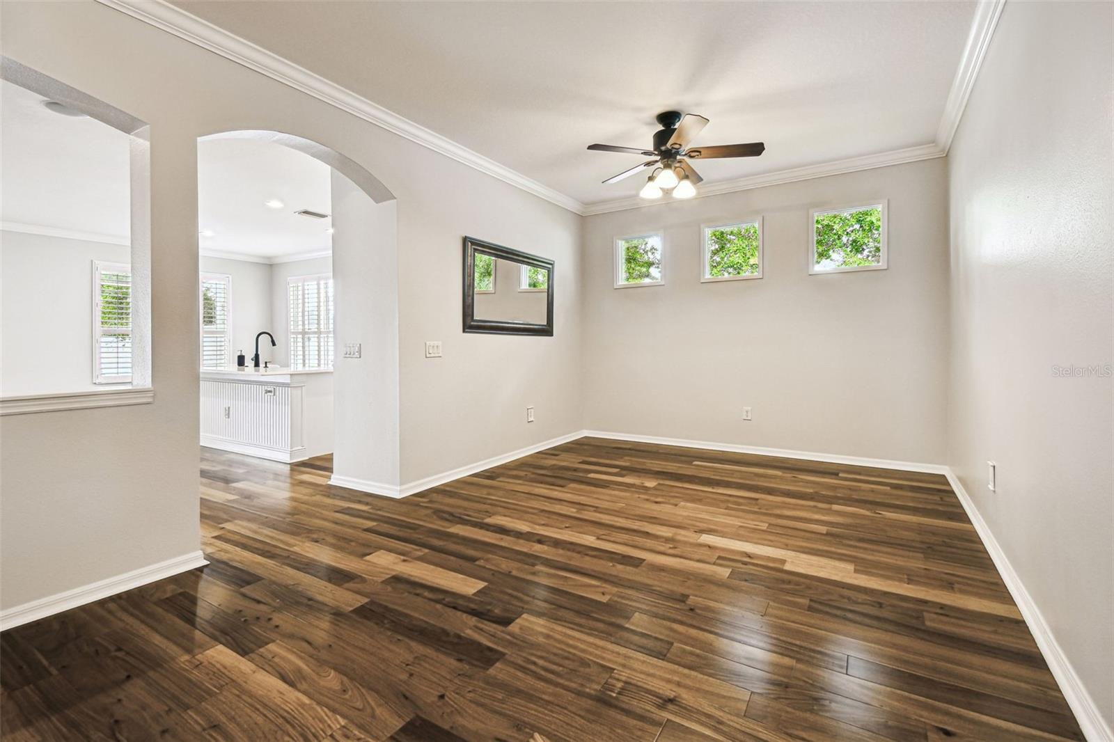 Formal Living peak into Kitchen