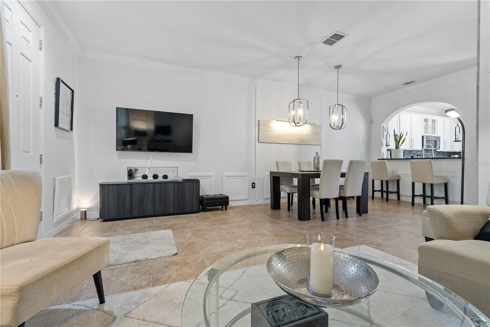 Open Living/Dining Room