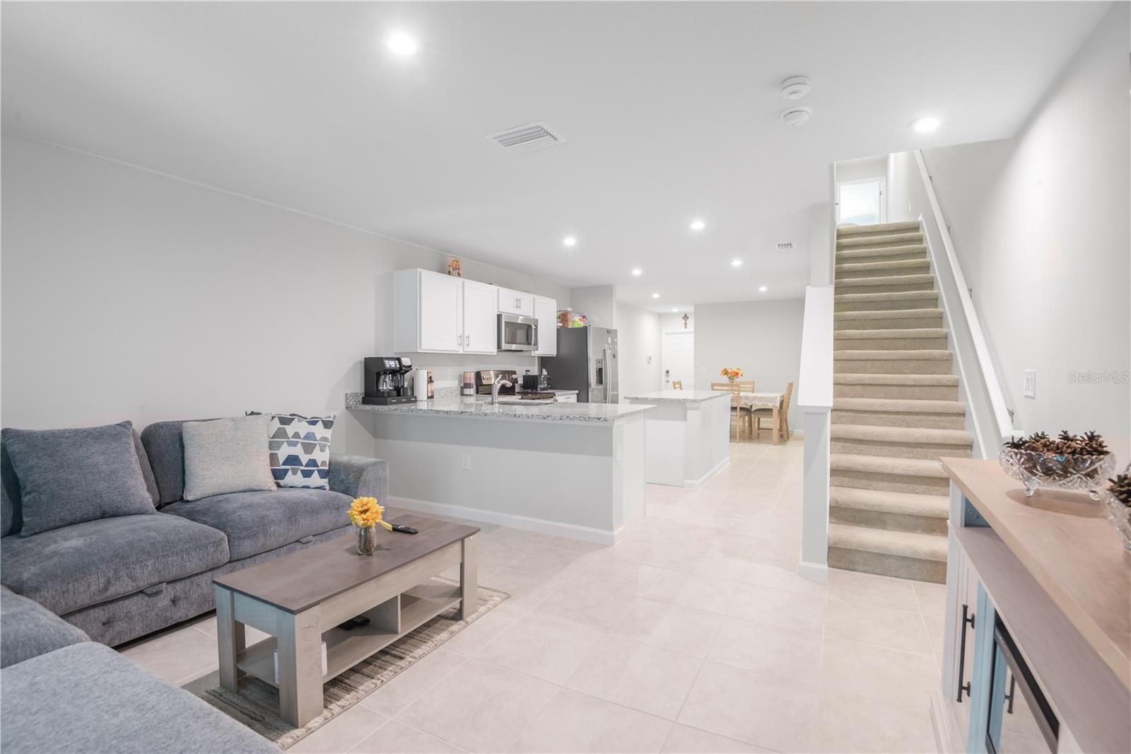Living Room to Kitchen