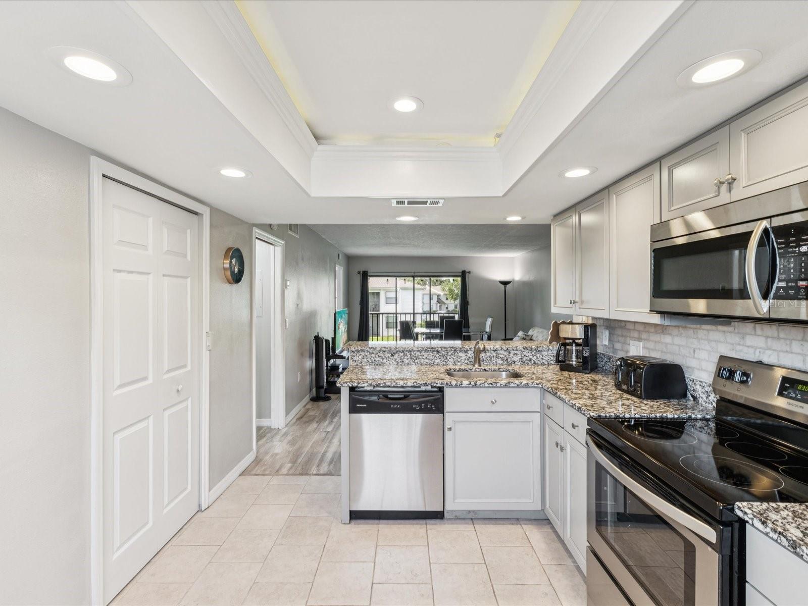 Large pantry to the left