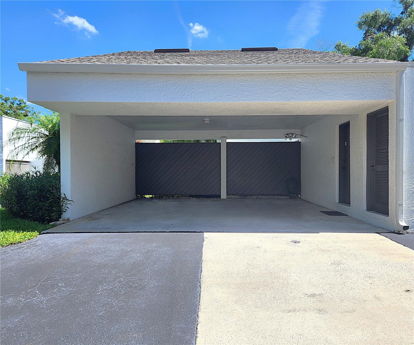Attached 2 Car Carport