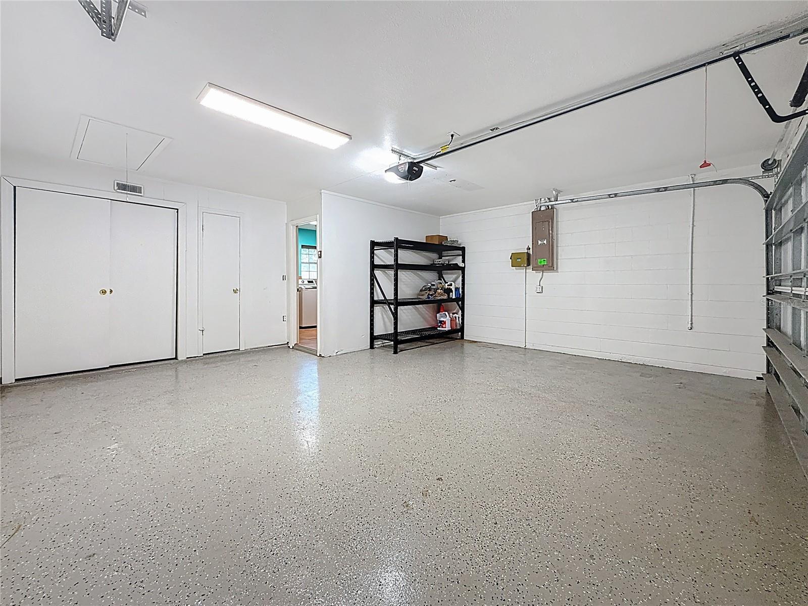 Garage with storage