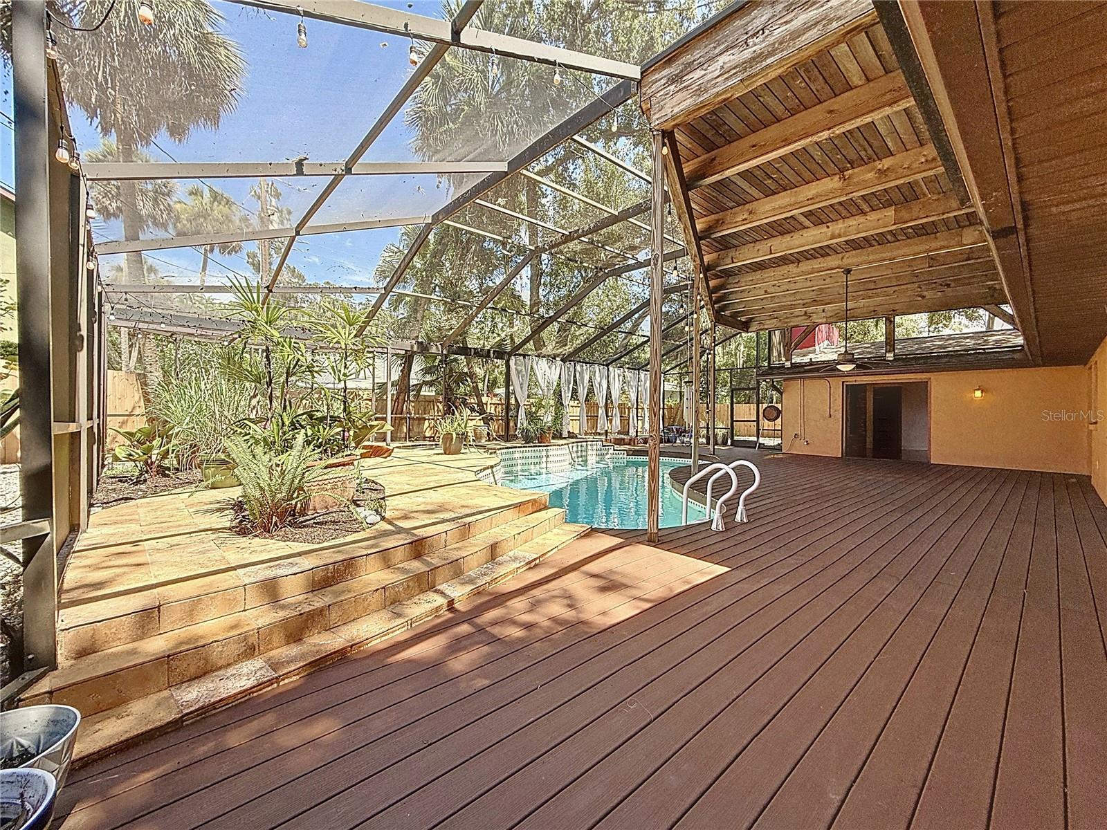 Outdoor Living Space - Pool and Spa Area