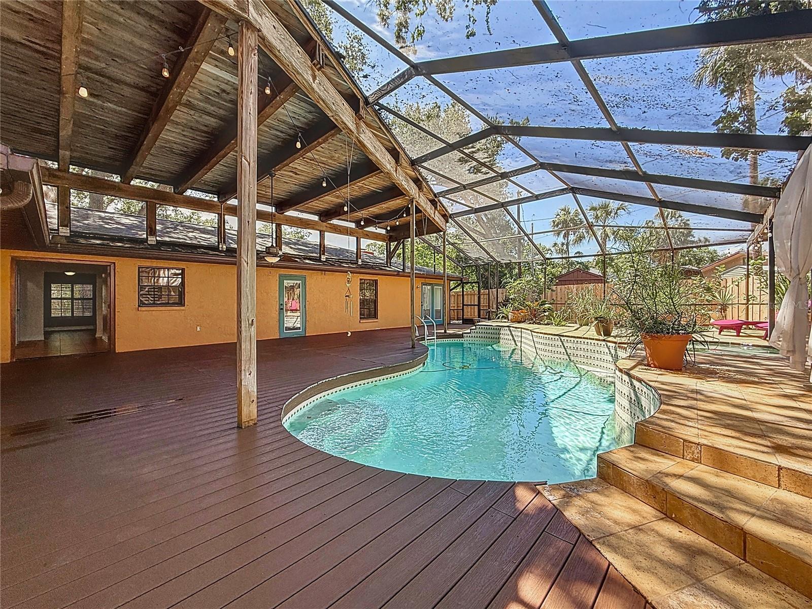 Outdoor Living Space - Pool and Spa Area