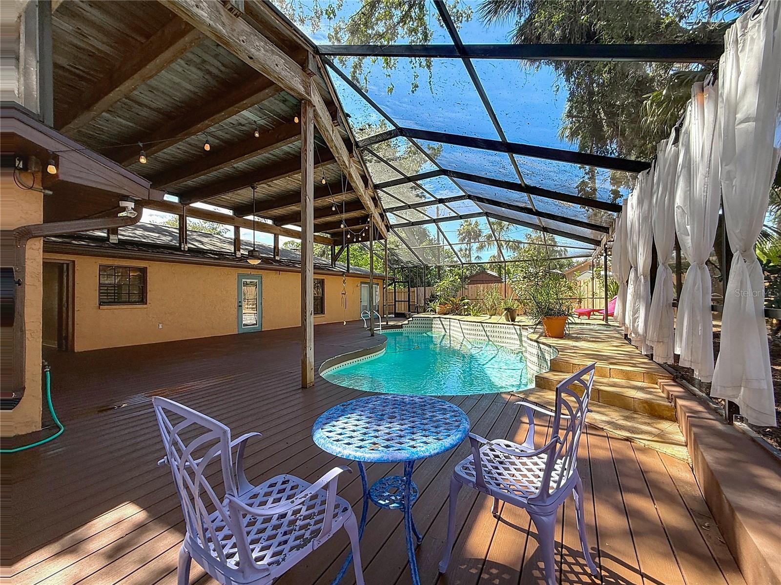 Outdoor Living Space - Pool and Spa Area