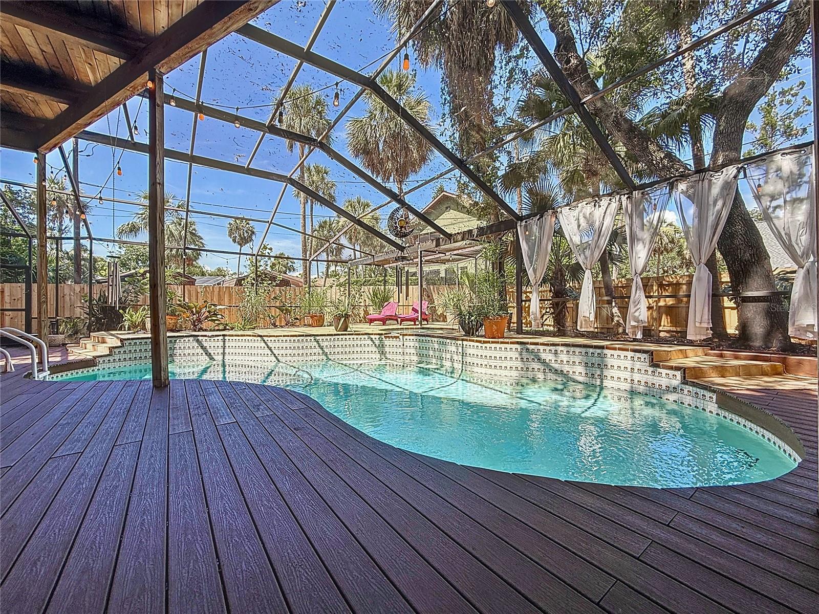 Outdoor Living Space - Pool and Spa Area