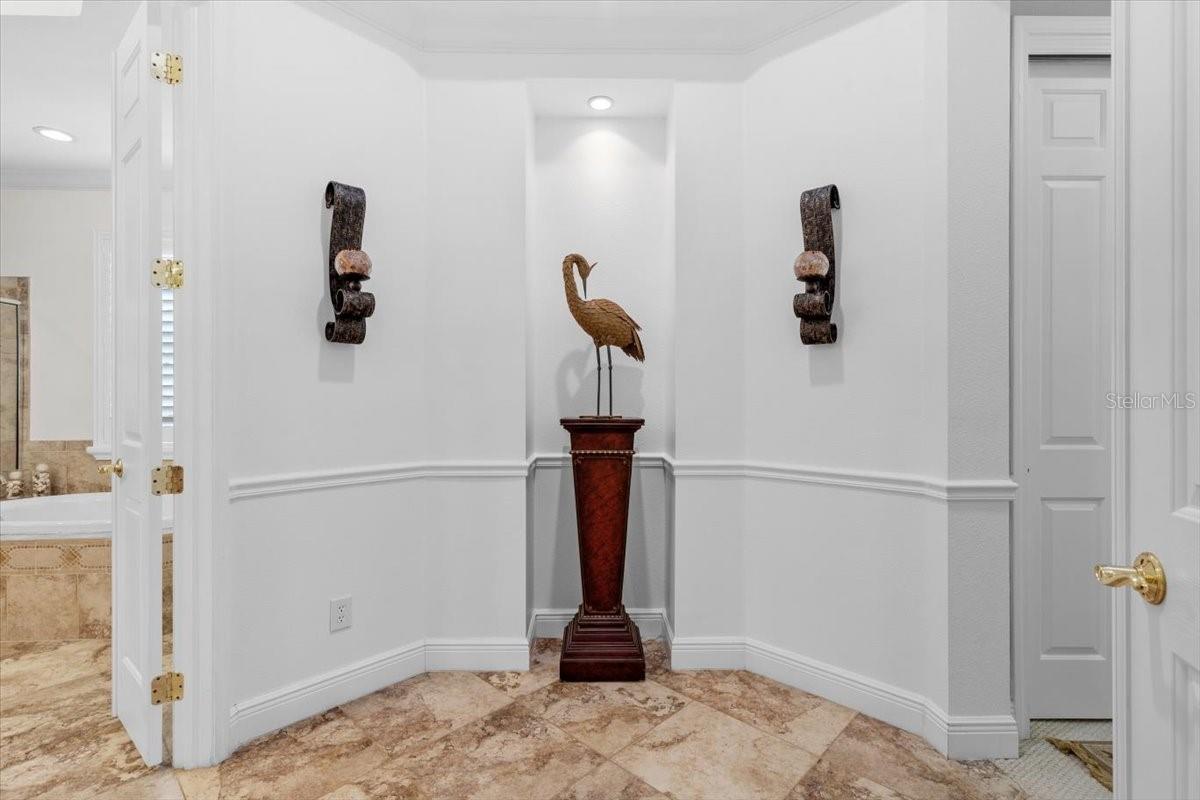 Entryway To Primary Bathroom