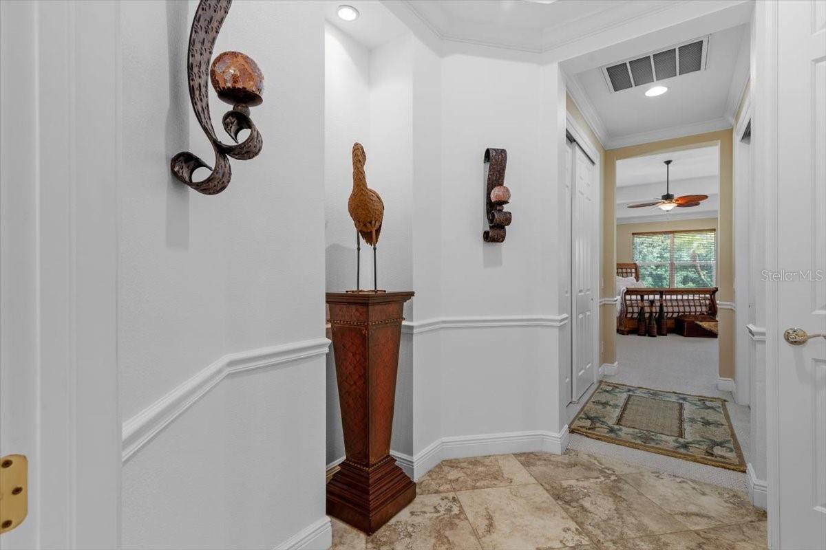 Hallway-Dual Walk-In Closets