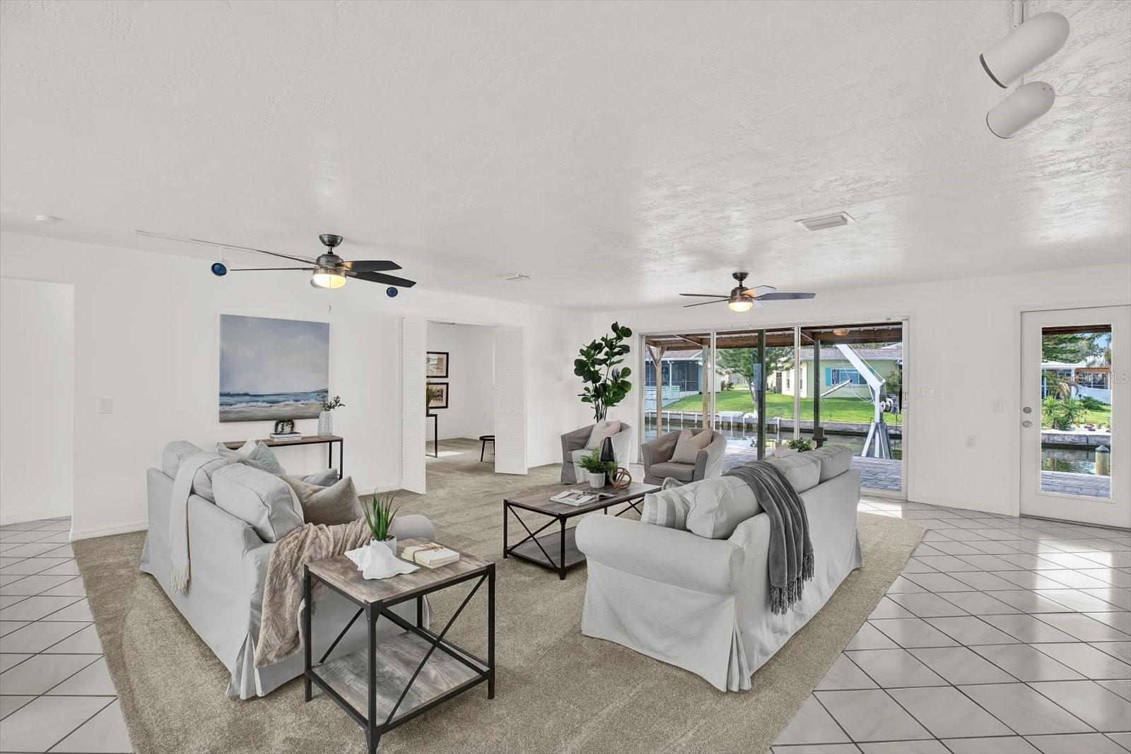 Living room with a view!