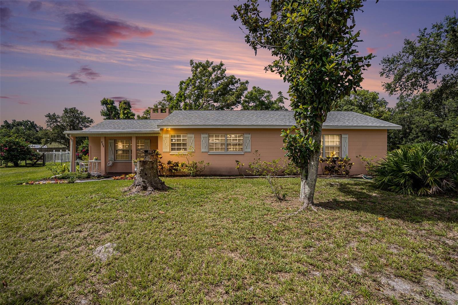 Twilight Front View - 235 Old Welcome Rd, Lithia, FL 33547