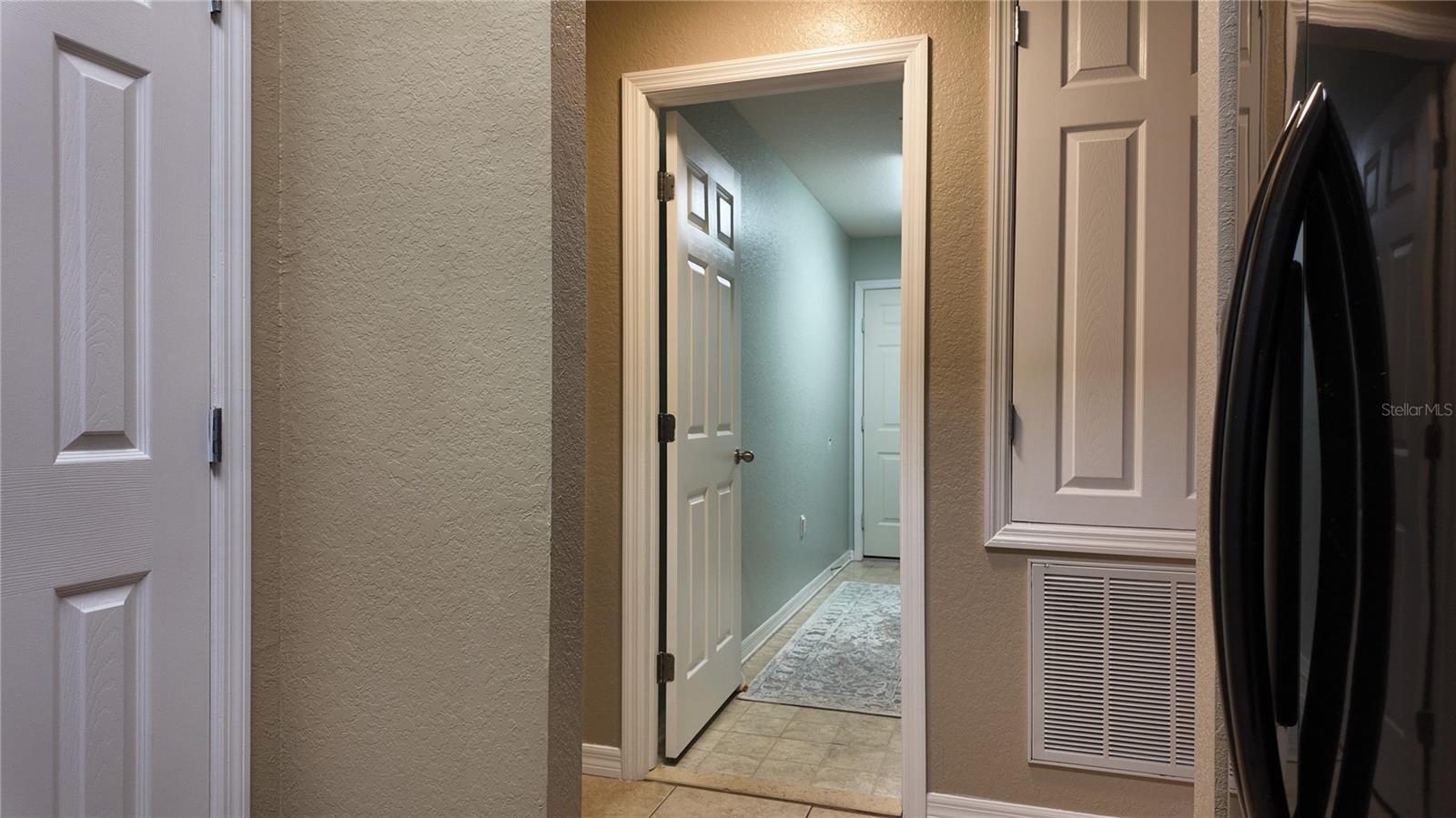 ENTRANCE TO LAUNDRY